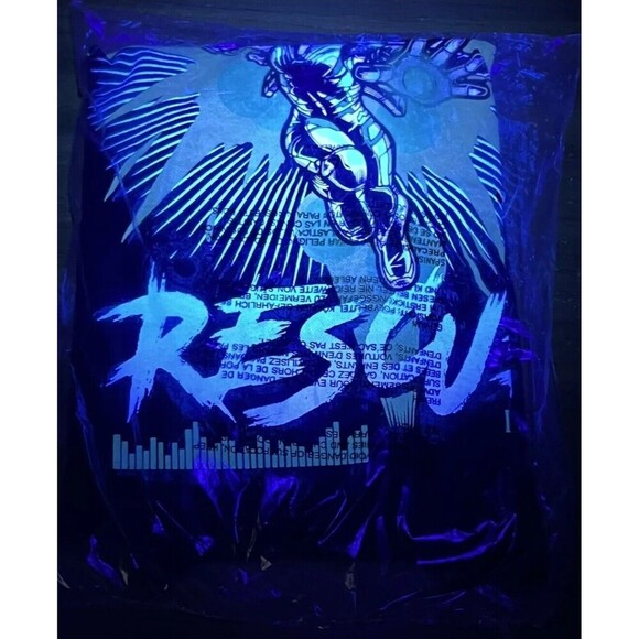 Funko Pop and T-shirt Ironman Rescue Black Light Target  Funko Pop and T-shirt Ironman Rescue black light target exclusive Size Medium